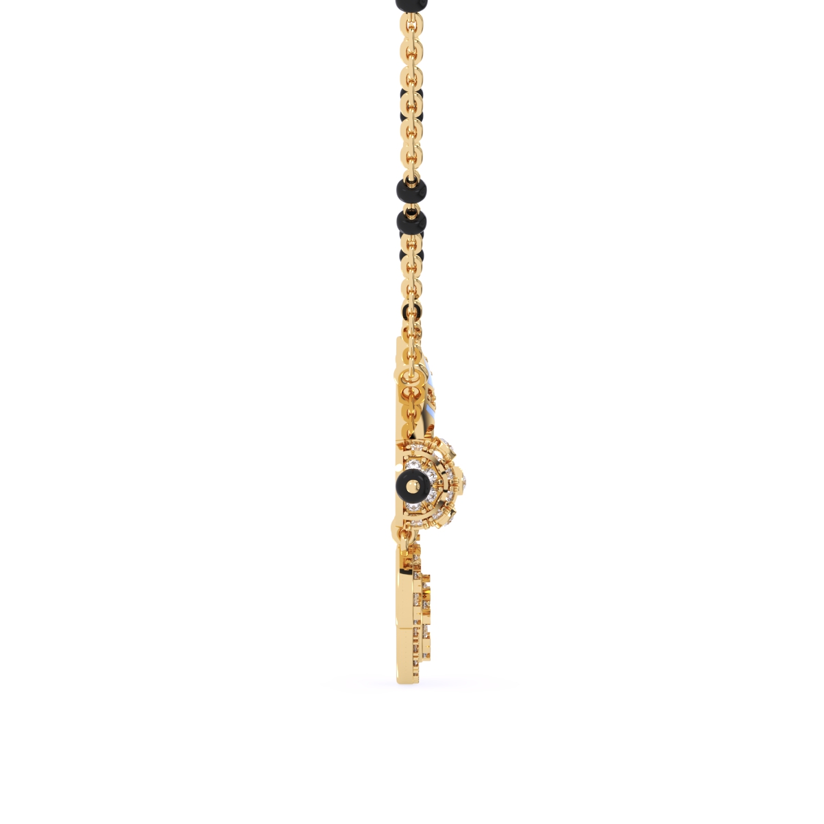 Lavish Cluster Diamond Mangalsutra